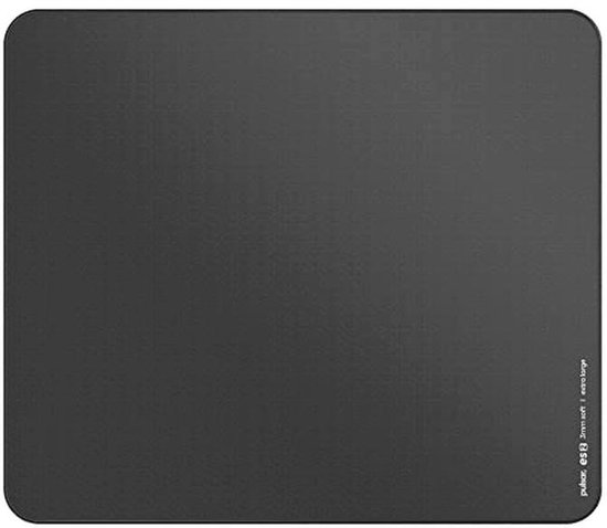 Pulsar ES2 Esports Professional Quality Gaming Mouse Pad, 3 mm Thick, Non-Slip Bottom, Precision Seams that Non-Fray, 49 x 40 cm (XL, Black) van Merkloos