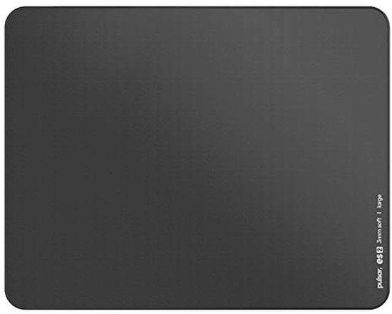 Pulsar - eS2 Esports professionele gamingmuismat/mat, 3 mm dikte, antislip basis, anti-rail, precisie-stiksels 42 x 33 cm (L, zwart) van Merkloos