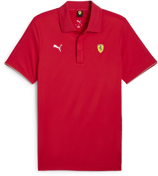 Puma Ferrari Race Korte Mouw Poloshirt Rood L Man van PUMA.