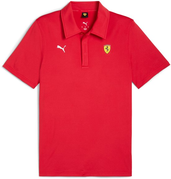 Puma Ferrari Sportswear Cloudspun Poloshirt Rood L Man van Merkloos