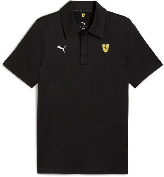 Puma Ferrari Sportswear Cloudspun Poloshirt Zwart S Man van Merkloos