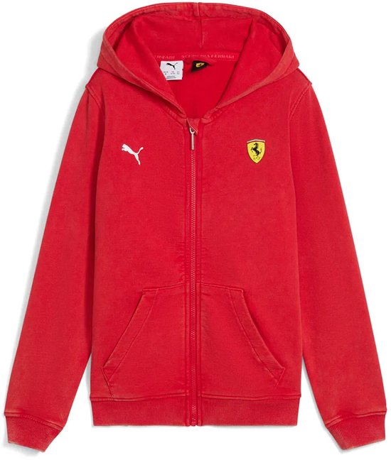 Puma Ferrari Sportswear Trainingsjack Rood 5-6 Years Jongens van Merkloos