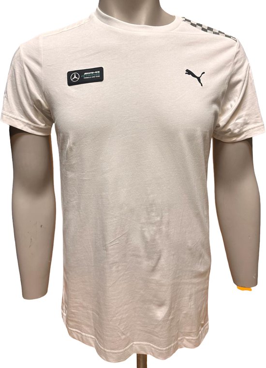 Puma - Mapf1 T7 Tee - Shirt - Mannen Wit - Maat L van PUMA.