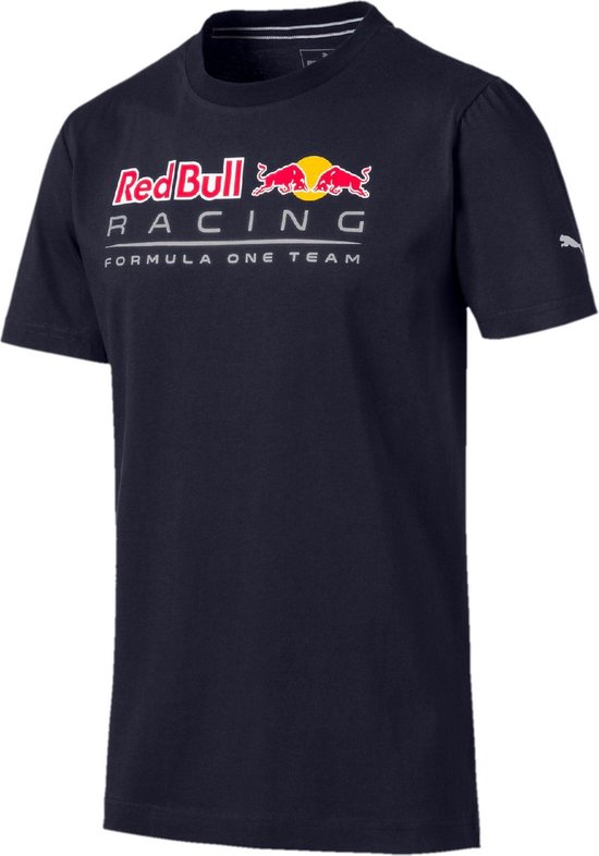 PUMA Red Bull Racing Logo Tee Shirt Heren - Night Sky - Maat S van Merkloos