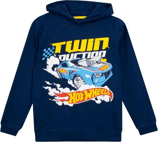 Race Auto Hoodie voor Kinderen - 100% Katoen van Merkloos