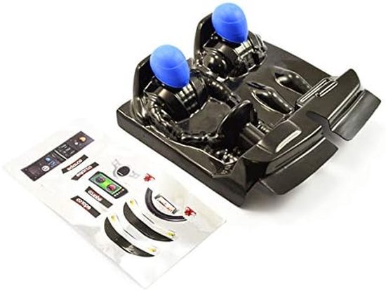 Race Cockpit - Sim Racing Seat - Gaming Simulatie - Verstelbaar Stuur - Niet Beschikbaar - Blauw
