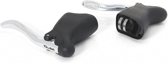 Race remhendels - Veldrem hendels - Racefietsen - Aluminium constructie - Set van 2 - Zwart zilver