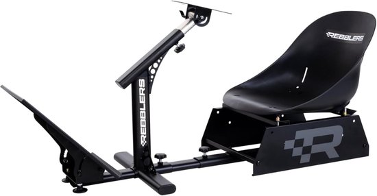 Race simulator standaard - Gaming cockpit - Intensief gamen - Modulair uitbreidbaar systeem - 120 x 50 x 120 cm