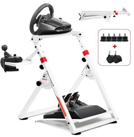 Race Simulator Stuurwiel Ondersteuning voor Force Feedback Gaming Stuur en Versnellingspook