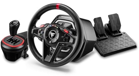 Race Stuur Shifter - Sim Racing Set - Autorijden Simulatie - Dynamische Force Feedback - 900 Graden - Zwart