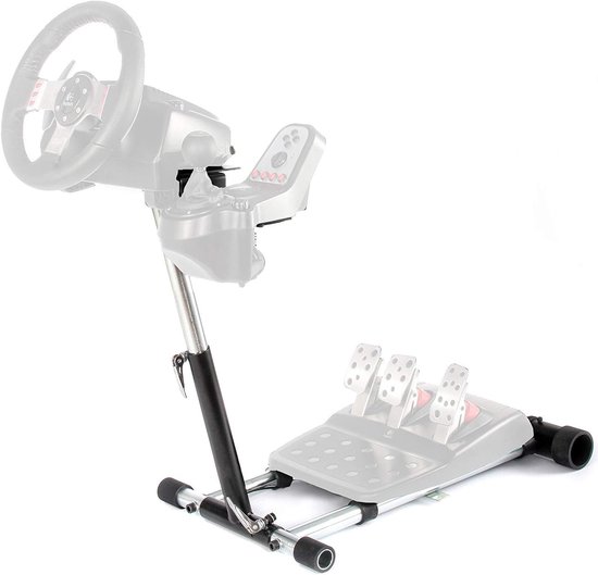 Race Stuur Standaard - Gaming Standaard - Sim Racing - Inklapbaar Ontwerp - Verstelbaar - Zwart