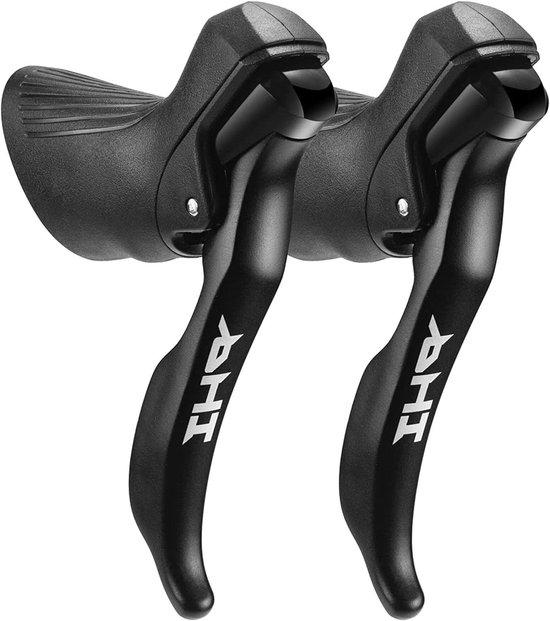 Racefiets Schakelhendels - Versnellingshendels Remhendels - Fietsen Verbeteren - Ergonomisch Ontwerp - 2x10 Speed - Zwart