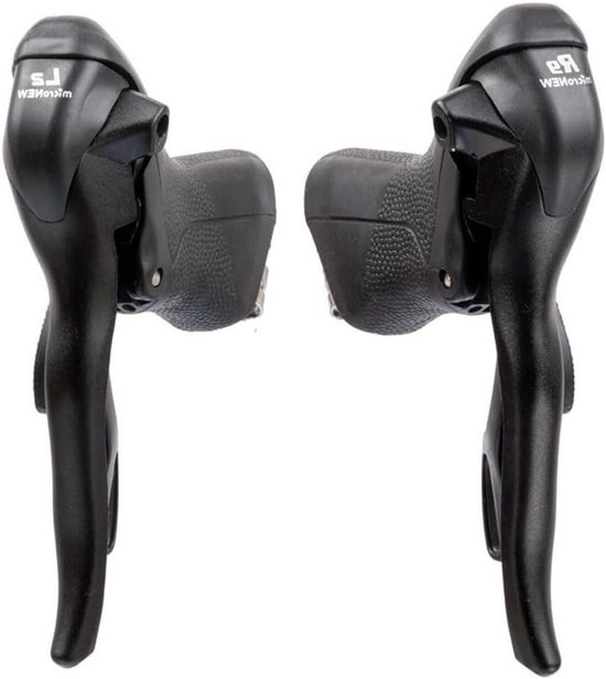 Racefiets Shifters - Hendelrem Fiets - 2x9 Versnellingen - Aluminium Remhendel - 440 gram - Zwart
