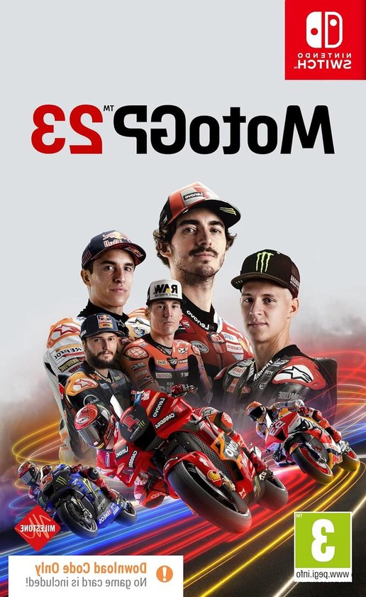 Racegame MotoGP 23 - Motorrace Spel - Circuit Racen - Dynamisch Gameplay - 14 x 17 cm - Niet van toepassing van Merkloos
