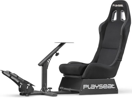 Racestoel Evolution - Zwart voor realistische gaming van Merkloos