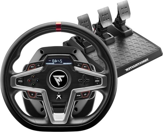 Racestuur - Race Wiel Gaming - Sim Racing - Dynamische Force Feedback - 45.5 x 36 x 31 cm - Zwart