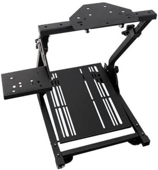 Racewiel Standaard - Race Cockpit - Race Simulatie - Verstelbaar Opvouwbaar - 23.6 x 19.7 x 31.5 inch - Zwart