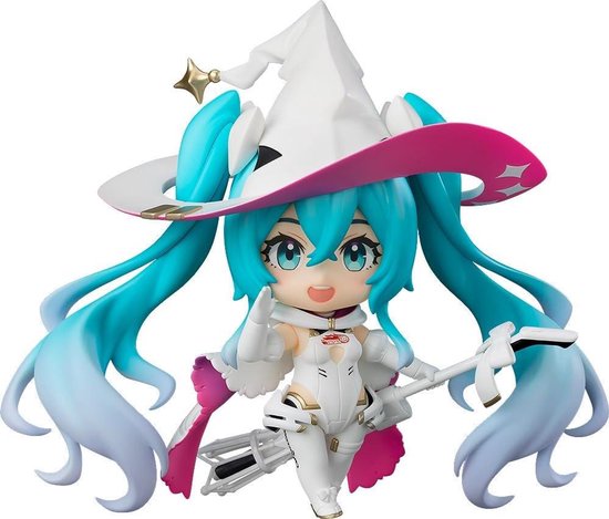Racing Miku Actiefiguur - Nendoroid Figuur GT-Project - Verzamelen en Displayen - Officiële 2024 Versie - 19 cm Hoogte - Meerkleurig