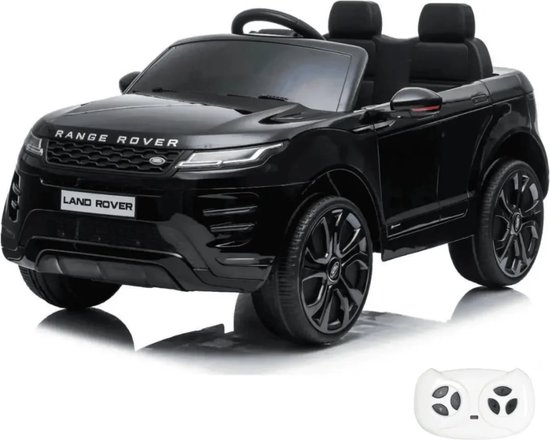 Range Rover Evoque - Elektrische Kinderauto 12V - 2 tot 6 jaar - Zwart van Range Rover