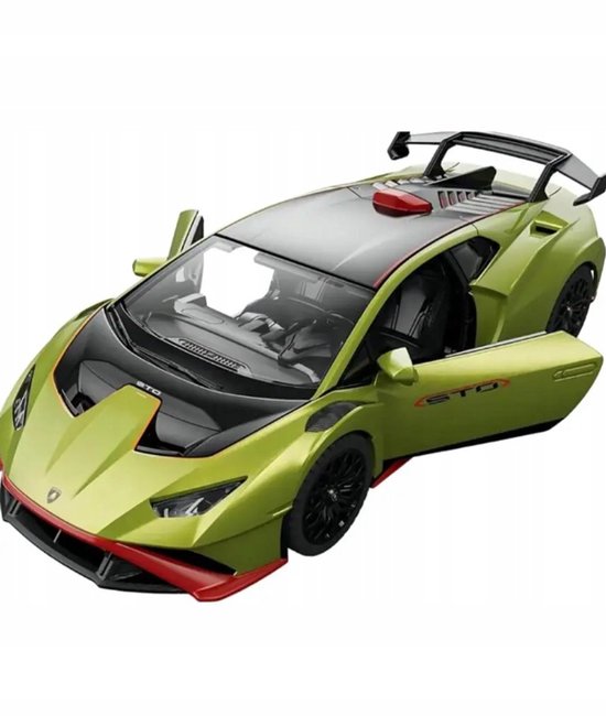 Rastar Lamborghini Huracan STO 1:32 Metal Speelgoedauto met Lichteffecten van Merkloos