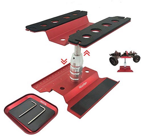 RC Auto Ondersteuningsstandaard met 360 Graden Rotatie en Schroefdoos - Geschikt voor 1/8, 1/10, 1/12 en 1/16 Schaal van Merkloos
