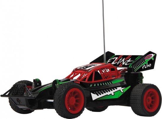 R/C Buggy Flint 27 Mhz 1:14 Rood/groen - Jamara van Jamara