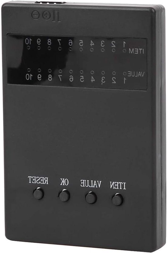RC Programmeerkaart - ESC Insteller - RC Auto Tuning - Brede Compatibiliteit - 149 x 95 cm - Zwart