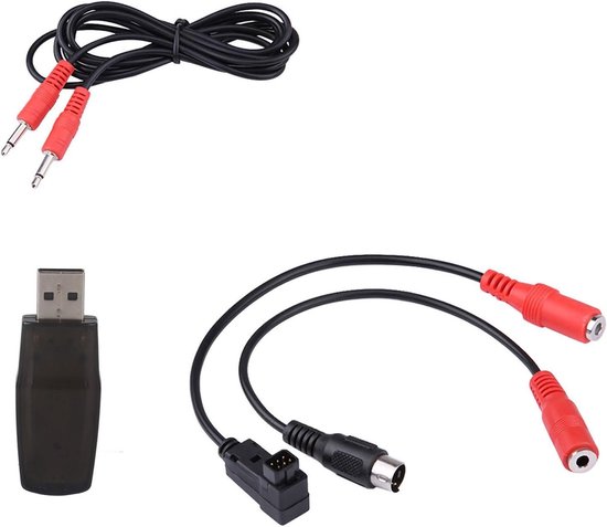 RC USB Simulator - RC Trainer Kabel - RC Vliegtuig Training - Brede Compatibiliteit - 1.5m Kabel - Zwart