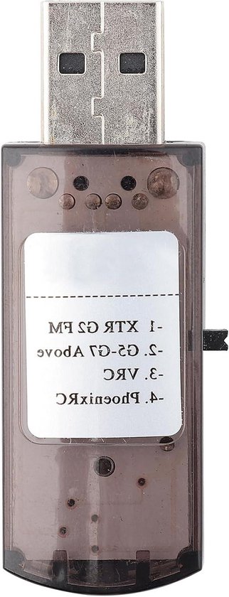 RC USB Simulator - Vliegsimulator Controller - Vliegtuig Training - 22 in 1 Functies