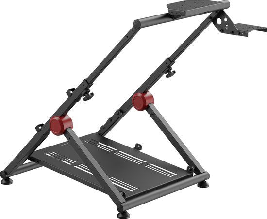 REBBLERS® SIMR 50 Wheel Stand + Gearshift Holder - Opklapbaar Racestuur Standaard - Zwart van Merkloos