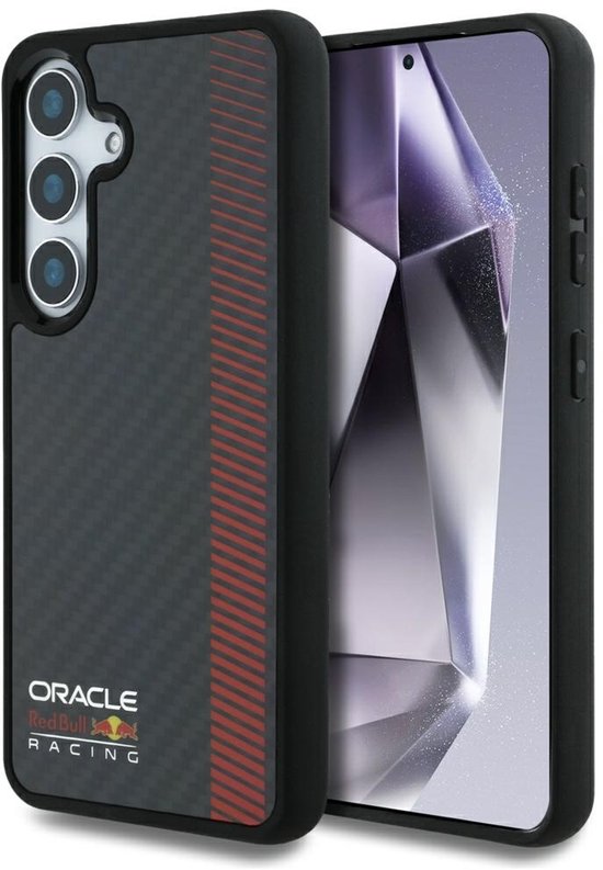 Red Bull Case Echte Koolstofvezel Powerbar Voor Samsung Galaxy S25+ Magnetisch