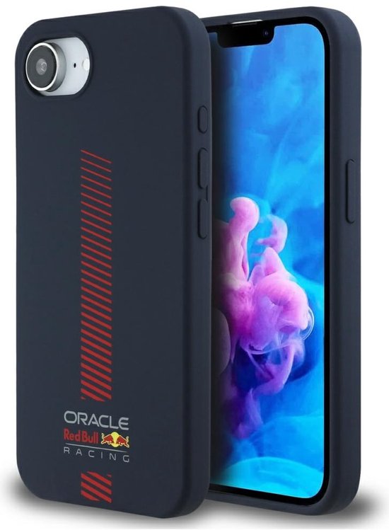 Red Bull Hoesje Met Magsafe Voor Iphone 16E Siliconen Met Powerbar Hoog van Merkloos