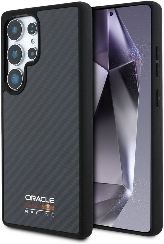 Red Bull Hoesje Voor Samsung Galaxy S25 Ultra Echte Koolstofvezel Voor Magsafe