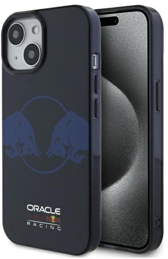 Red Bull Magnetische Hoes Voor Iphone 15 6.1 Hardcase Twee Stierfjes Voor Magsafe
