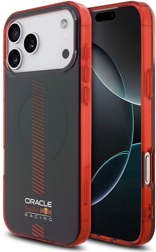 Red Bull Racing Back Cover - iPhone 17 Pro Max - MagSafe - Double Layer - Navy van Red Bull Racing