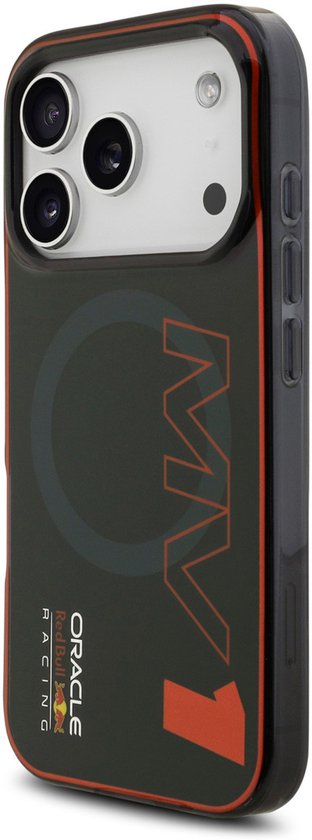 Red Bull Racing Back Cover - iPhone 17 Pro - Navy - Double Layer - Magsafe - Schokabsorberend TPU van Red Bull Racing