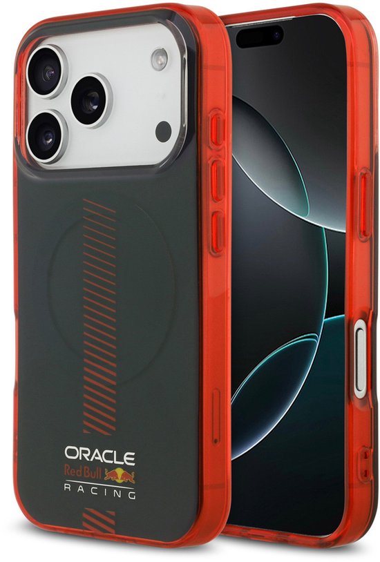 Red Bull Racing Back Cover - iPhone 17 Pro - Navy - Magsafe - Double Layer - Sportief Design van Red Bull Racing