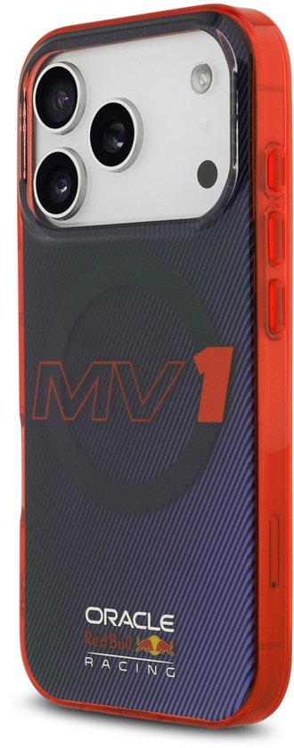 Red Bull Racing Back Cover voor iPhone 17 Pro - Magsafe - Schokabsorberend - Navy van Red Bull Racing