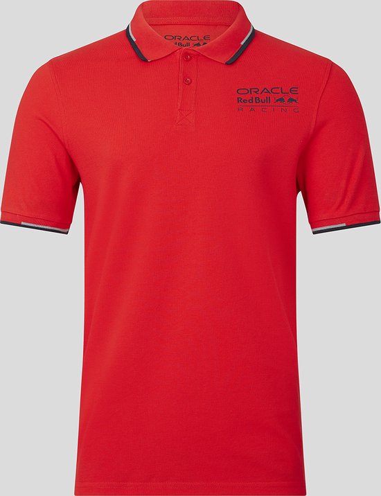 Red Bull Racing Classic Polo Rood 2023 XXL - Max Verstappen - Sergio Perez - Oracle van Red Bull