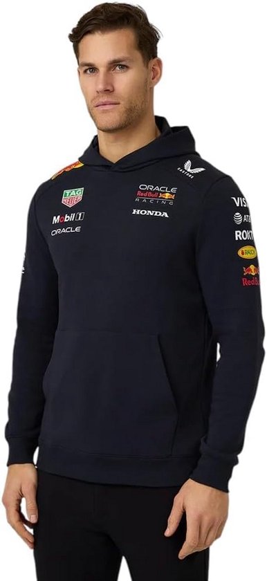 Red Bull Racing F1 Team Hoody Officieel Seizoen 2025 Nachtblauw XL van Merkloos