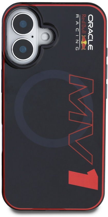 Red Bull Racing iPhone 16 Backcover hoesje Magsafe Double Layer - MV 1 - Navy van Red Bull Racing