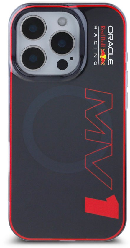 Red Bull Racing iPhone 16 Pro Backcover hoesje Magsafe Double Layer - MV 1 - Navy van Red Bull Racing