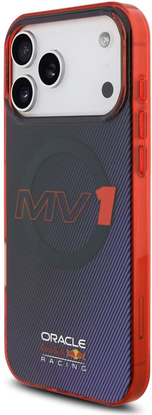 Red Bull Racing iPhone 17 Pro Max Back cover case - Magsafe - Double Layer - MV 1 - Navy van Red Bull Racing