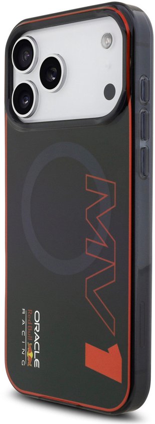 Red Bull Racing iPhone 17 Pro Max Back cover case - Magsafe - Double Layer - Vertical MV 1 - Navy van Red Bull Racing