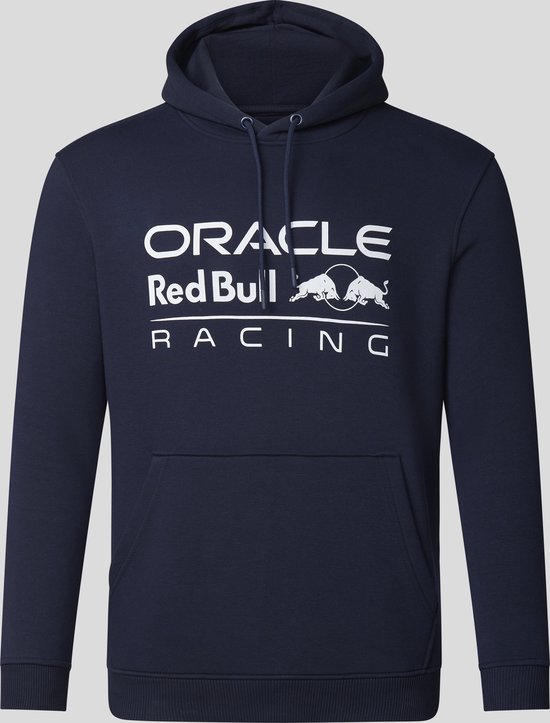 Red Bull Racing Logo Hoody Blauw 2023 L (152-158) - Max Verstappen - Sergio Perez - Oracle van Red Bull