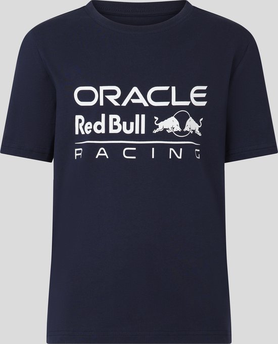 Red Bull Racing Logo Kids T-shirt Blauw M (140-146) - Max Verstappen - Sergio Perez - Oracle van Merkloos