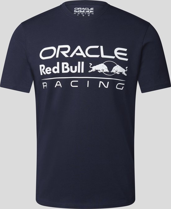 Red Bull Racing Logo Shirt Blauw M - Max Verstappen - Sergio Perez - Oracle van Red Bull Racing