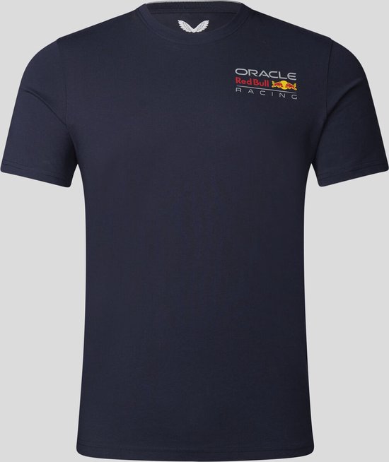 Red Bull Racing Logo Shirt Gekleurd Blauw XXL - Max Verstappen - Sergio Perez - Oracle van Red Bull Racing