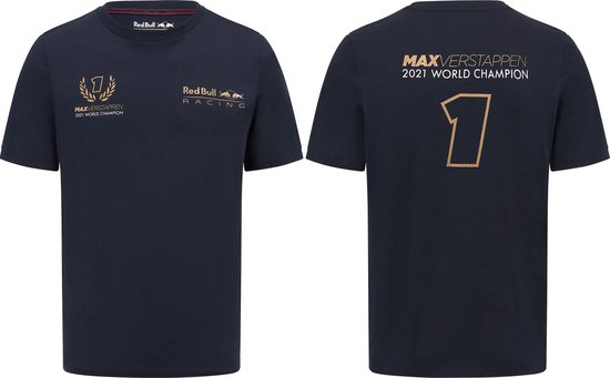 Red Bull Racing Max Verstappen Tribute No.1 T-shirt-XS van Red Bull