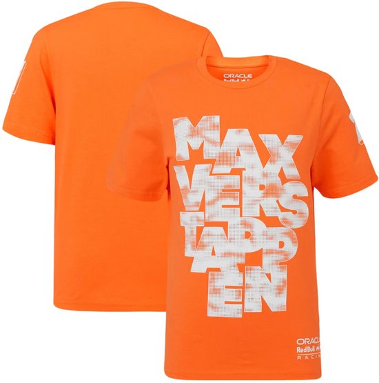 Red Bull Racing - Max Verstappen - WK - Expression T-Shirt - Oranje - Kids - Maat 164